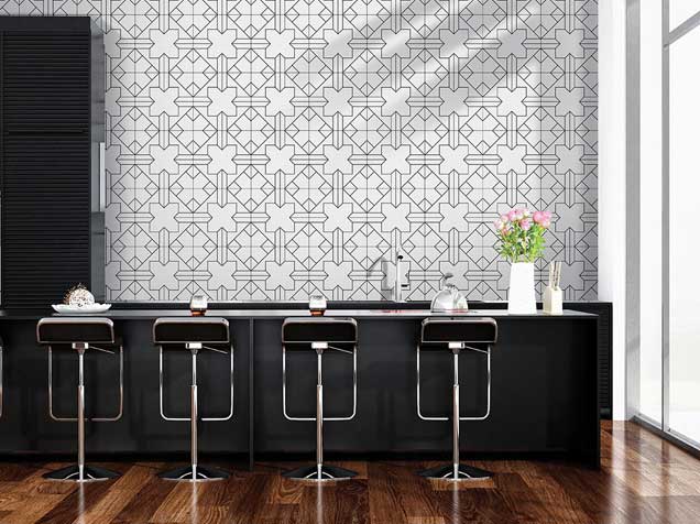 30×30 Geometric Symmetrical Tiles