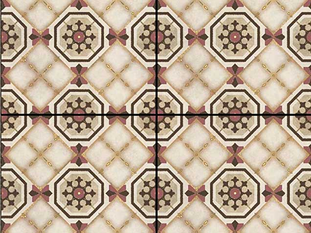 30×30 Geometric Moroccan Floor Tiles