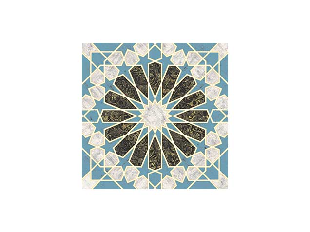30×30 Floral Medallion Pattern Tiles