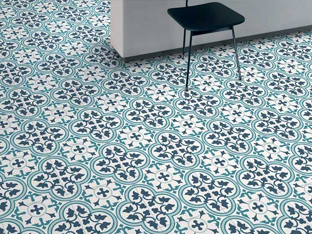 30×30 Geometric Mosaic Floor Tile