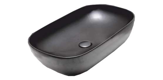 Black Oval Wash Basin