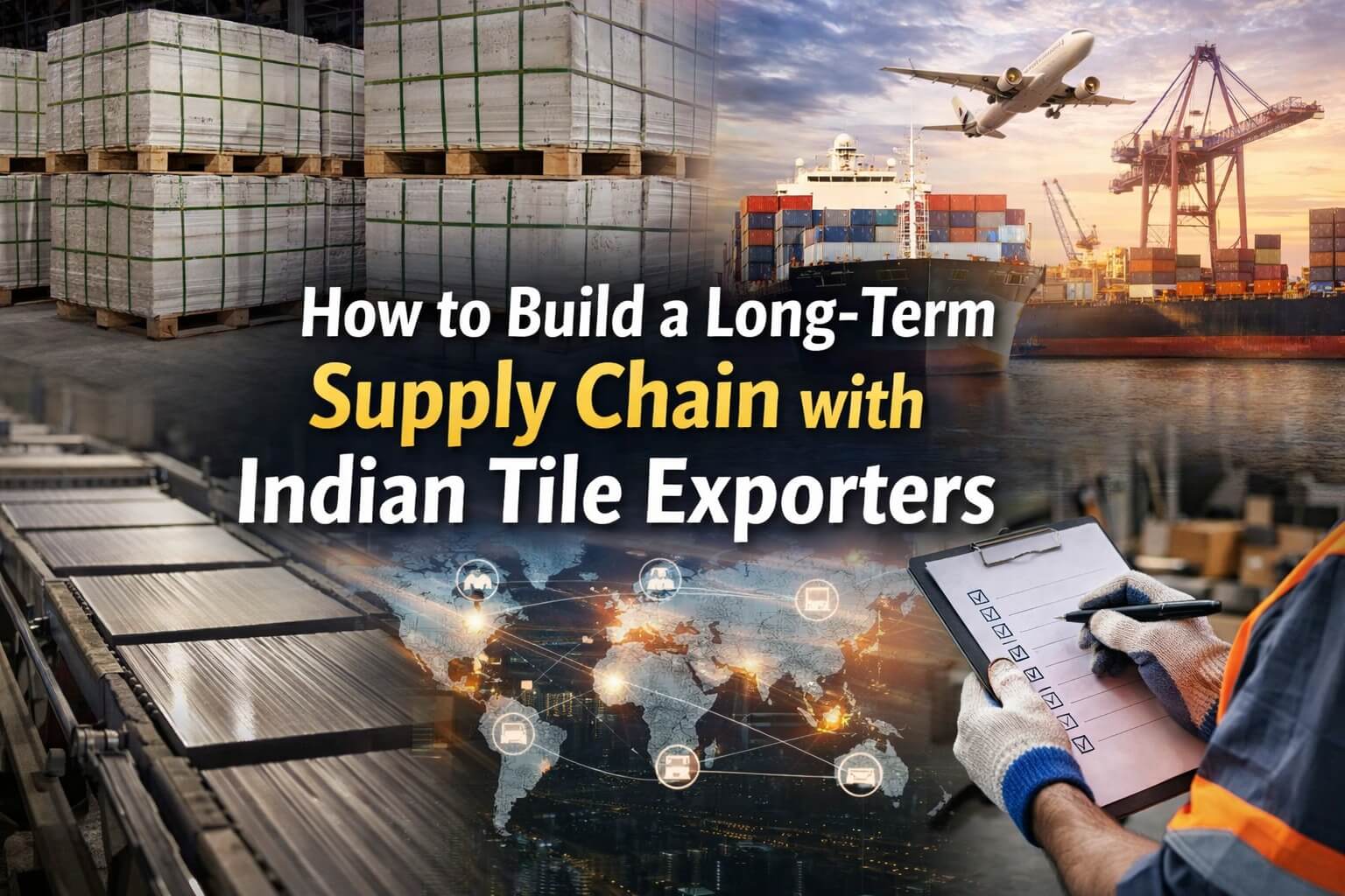 How to Build Long-Term Supply Chain with Indian Ceramic Tile Exporters