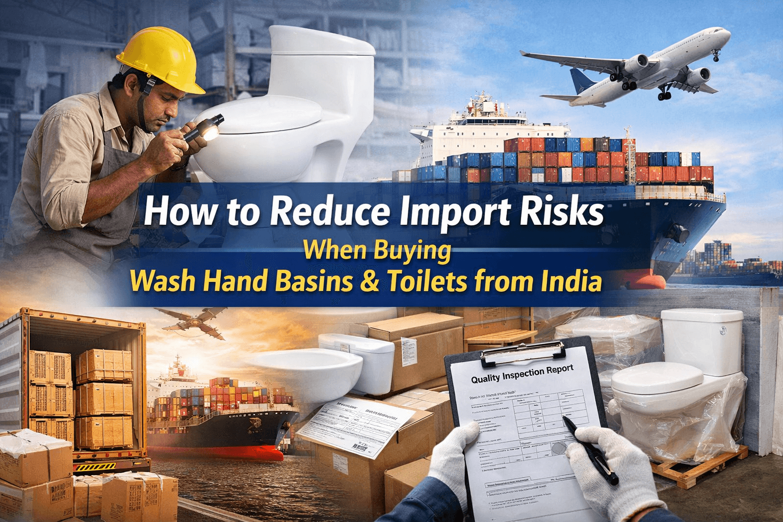 How to Reduce Import Risks When Buying Wash Hand Basins & Toilets from India